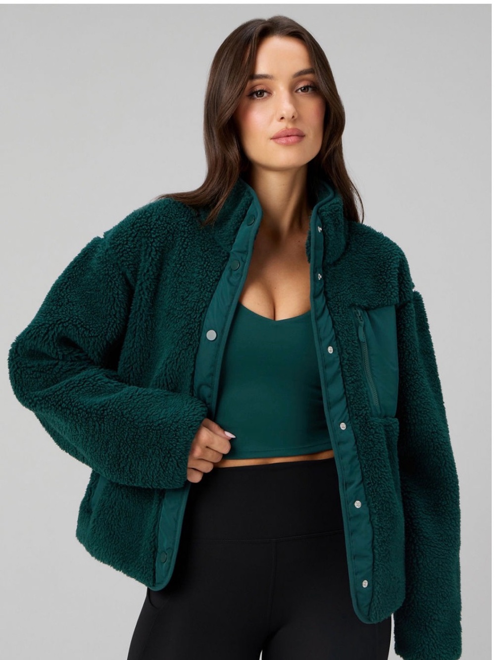 Fabletics Teddy Jacket XS